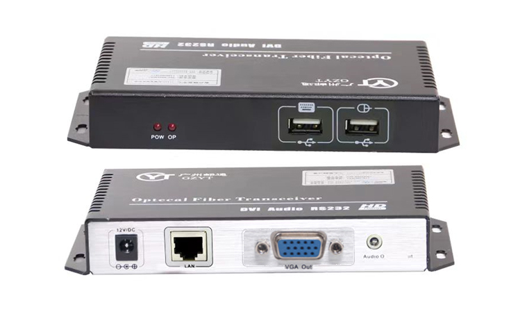 通過網(wǎng)線傳輸VGA、Audio、鍵盤、鼠標(biāo)信號YTVGA-1V1U1E